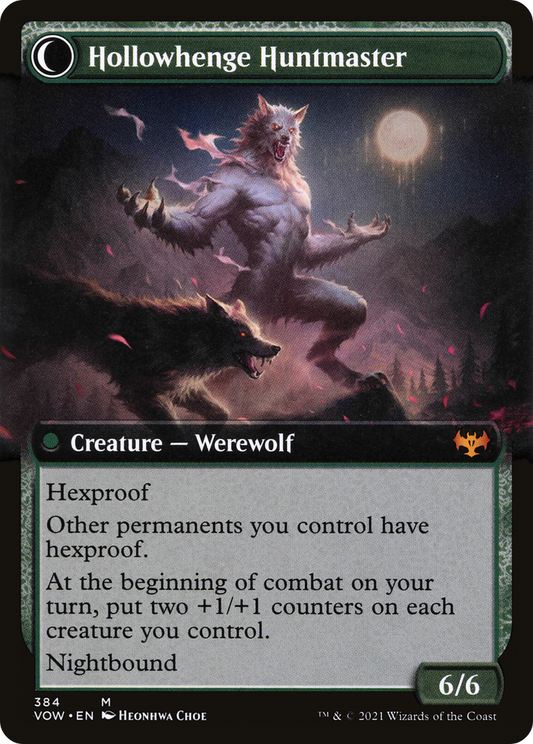 Avabruck Caretaker // Hollowhenge Huntmaster | Innistrad: Crimson Vow #384
