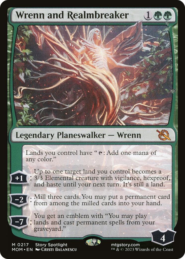 Wrenn and Realmbreaker | March of the Machine #217 [foil]