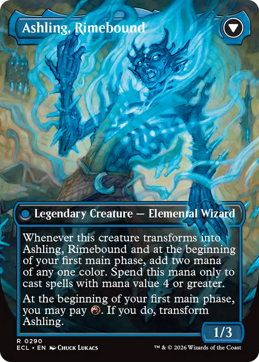 Ashling, Rekindled // Ashling, Rimebound | Lorwyn Eclipsed #290 [foil]