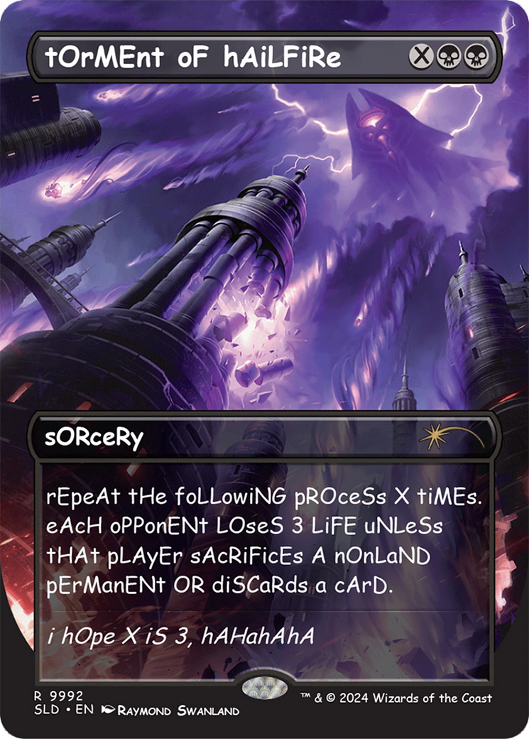 Torment of Hailfire | Secret Lair Drop #9992 [foil]