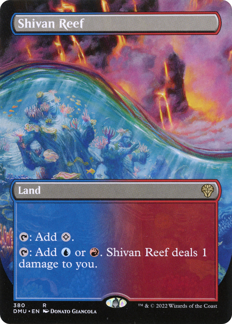 Shivan Reef | Dominaria United #380 [foil]