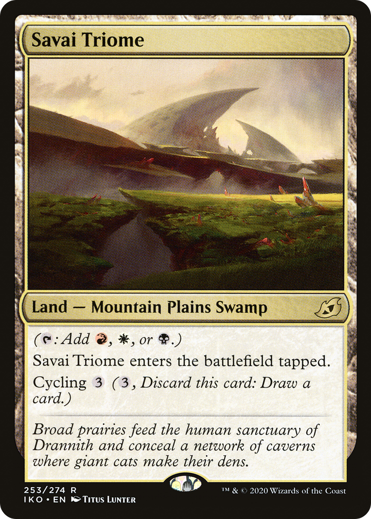 Savai Triome | Ikoria: Lair of Behemoths #253 [foil]