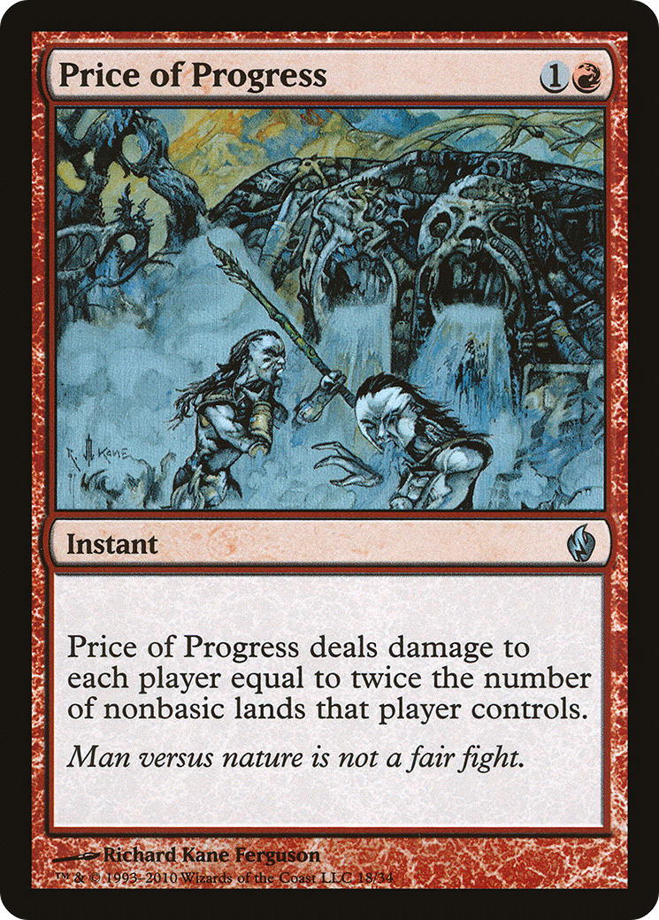Price of Progress | Premium Deck Series: Fire and Lightning #18 [foil]