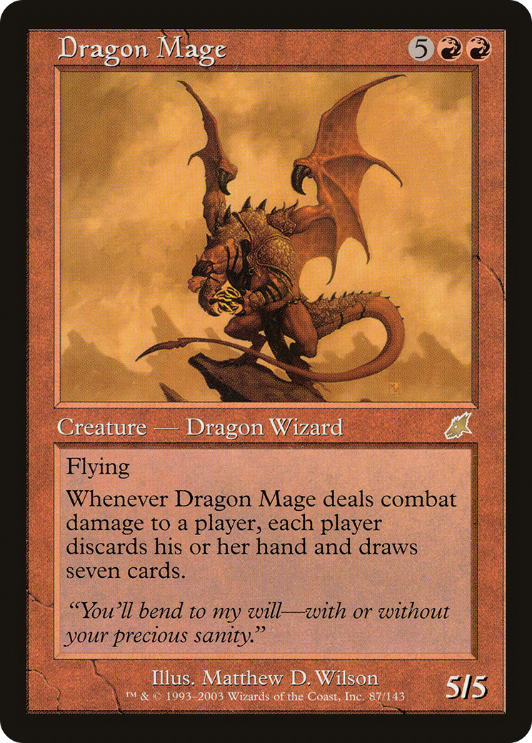 Dragon Mage | Scourge #87 [foil]