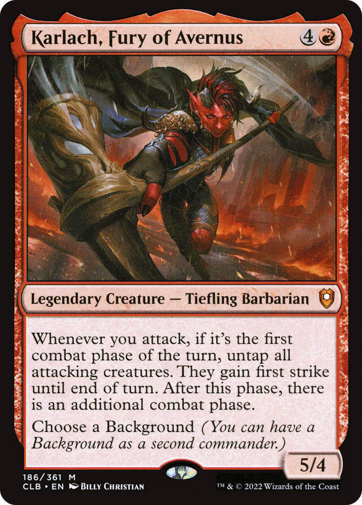 Karlach, Fury of Avernus | Commander Legends: Battle for Baldur's Gate #186