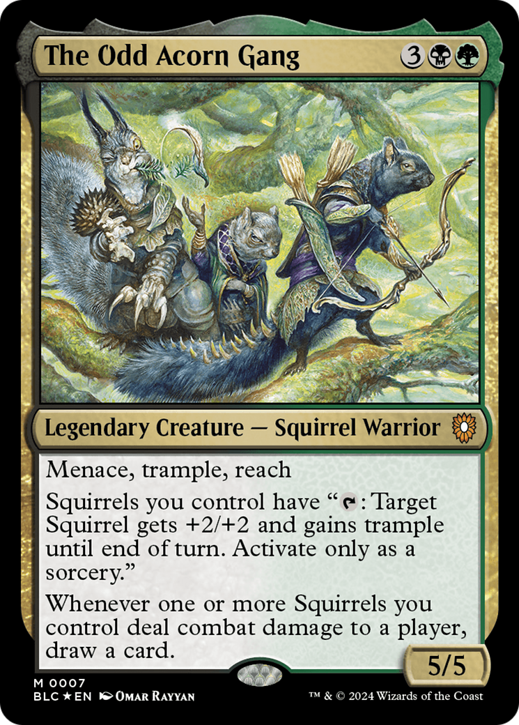 The Odd Acorn Gang | Bloomburrow Commander #7 [foil]