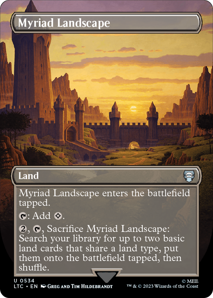 Myriad Landscape | Tales of Middle-earth Commander #534 [foil]