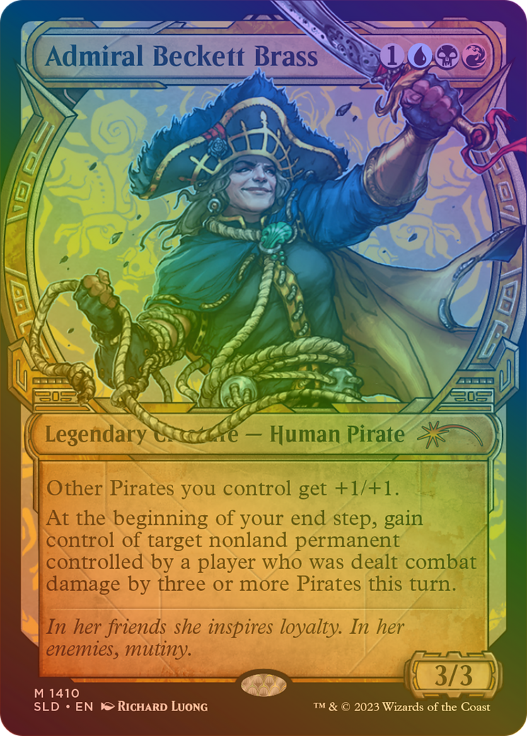 Admiral Beckett Brass | Secret Lair Drop #1410s [foil]