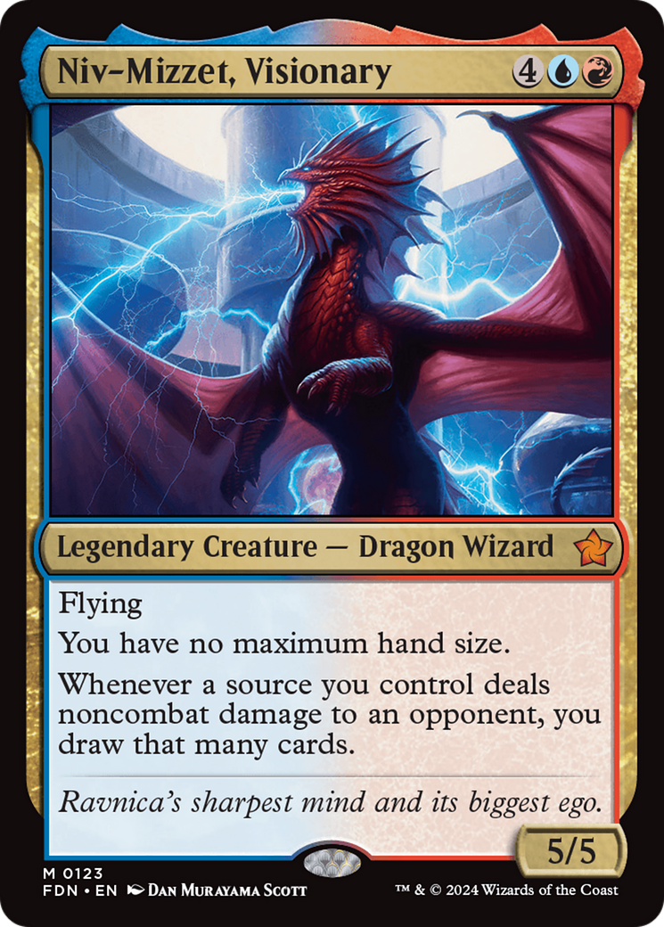 Niv-Mizzet, Visionary | Foundations #123