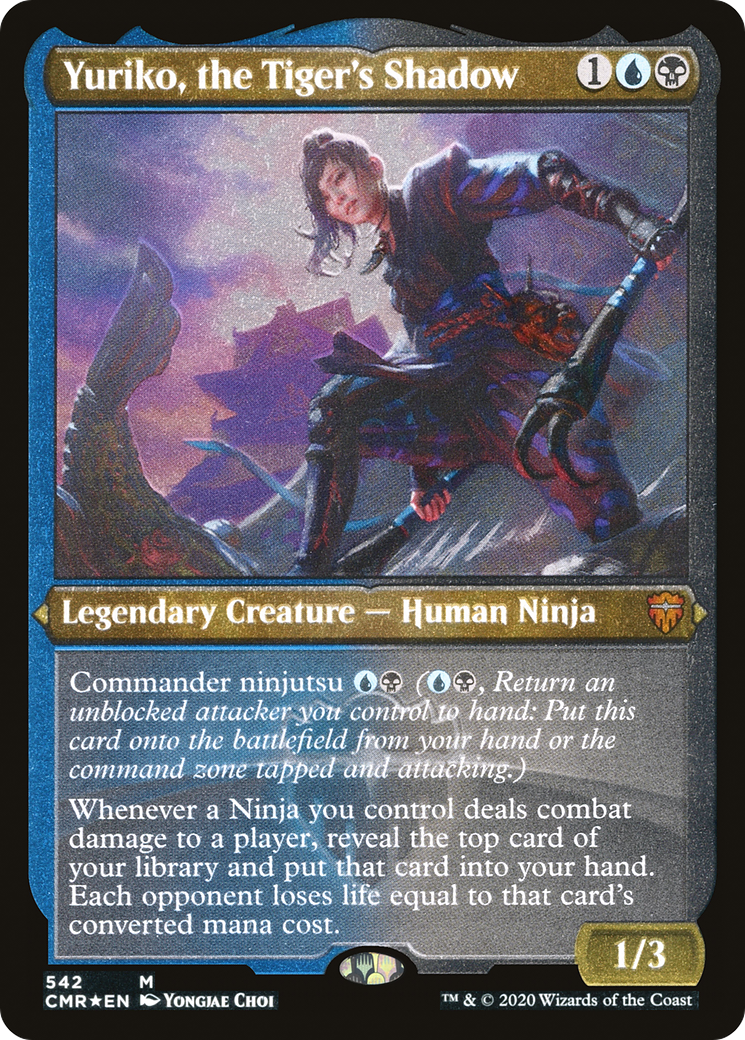 Yuriko, the Tiger's Shadow | Commander Legends #542 [etched]