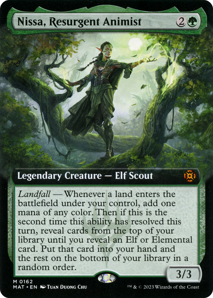Nissa, Resurgent Animist | March of the Machine: The Aftermath #162 [foil]