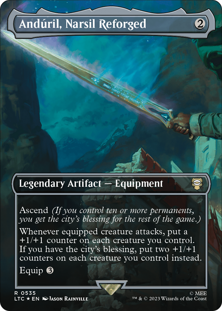 Andúril, Narsil Reforged | Tales of Middle-earth Commander #535 [foil]