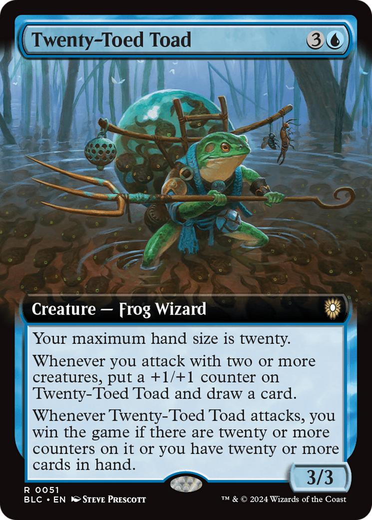 Twenty-Toed Toad | Bloomburrow Commander #51