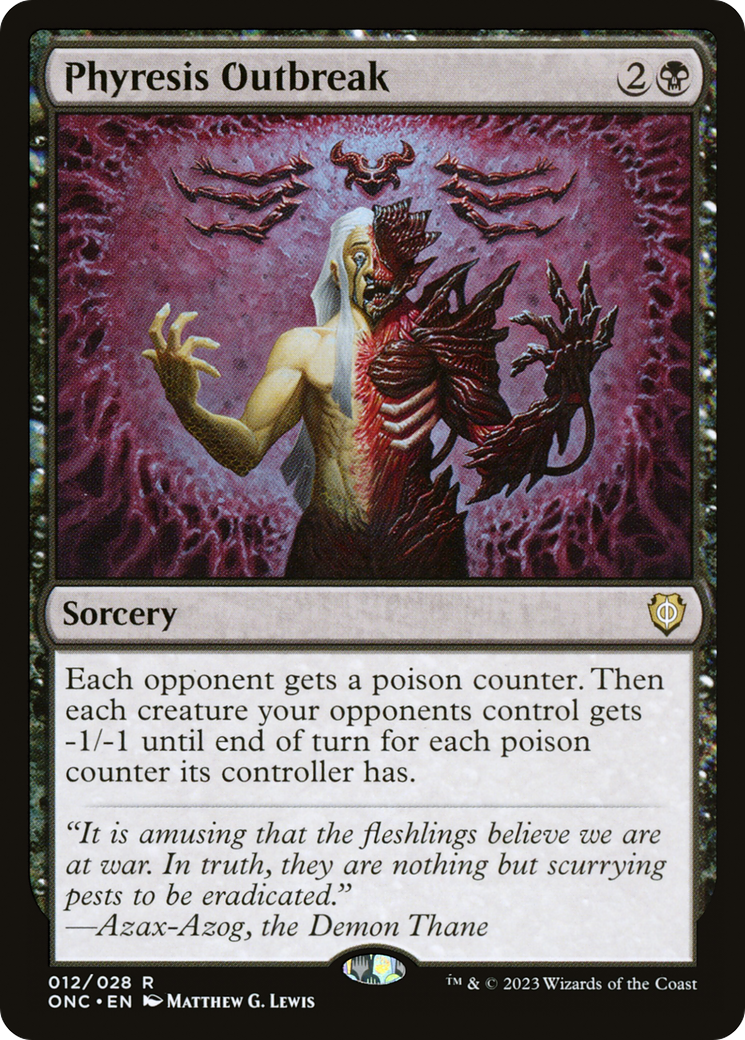 Phyresis Outbreak | Phyrexia: All Will Be One Commander #12