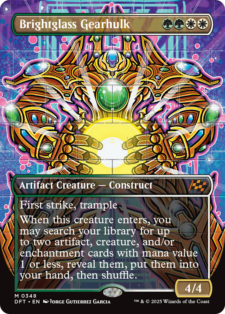 Brightglass Gearhulk | Aetherdrift #348 [foil]
