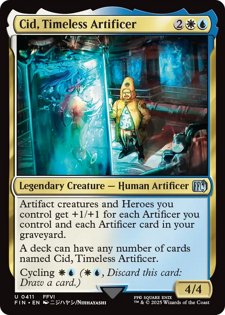 Cid, Timeless Artificer | Final Fantasy #411 [foil]