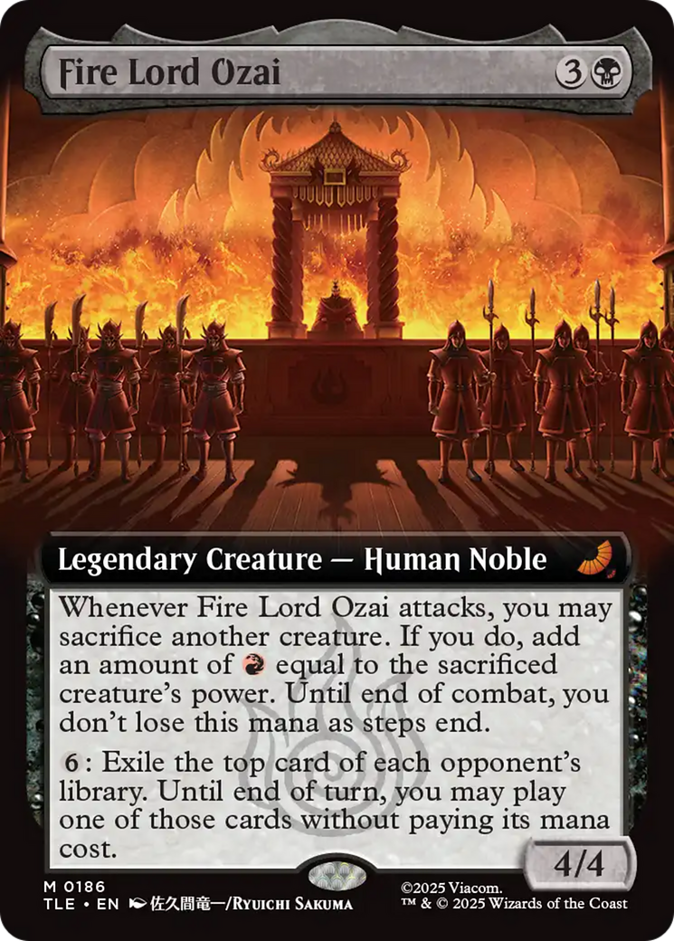 Fire Lord Ozai | Avatar: The Last Airbender Eternal #186 [foil]