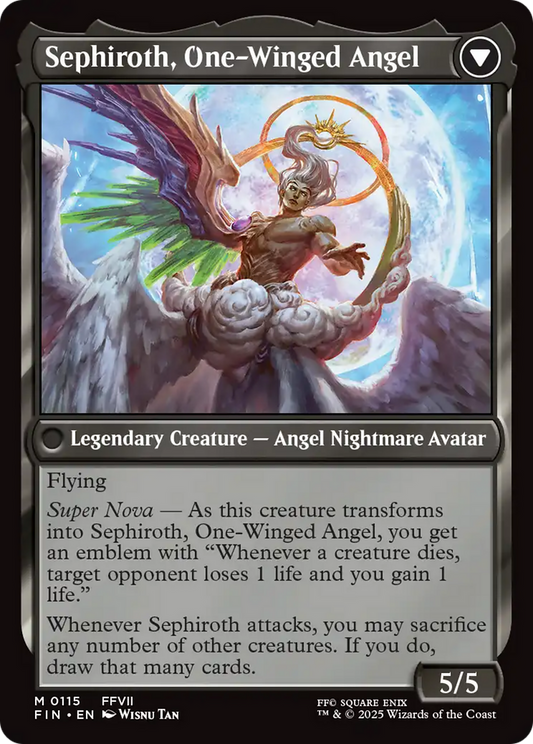 Sephiroth, Fabled SOLDIER // Sephiroth, One-Winged Angel | FINAL FANTASY #115