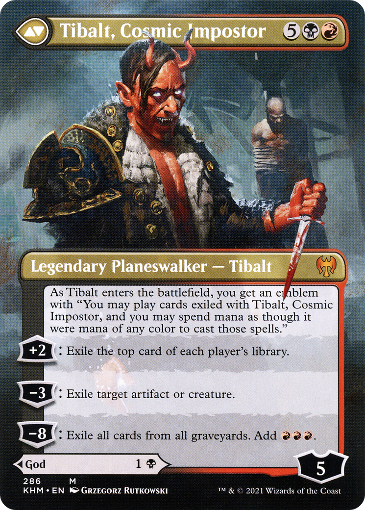 Valki, God of Lies // Tibalt, Cosmic Impostor | Kaldheim #286