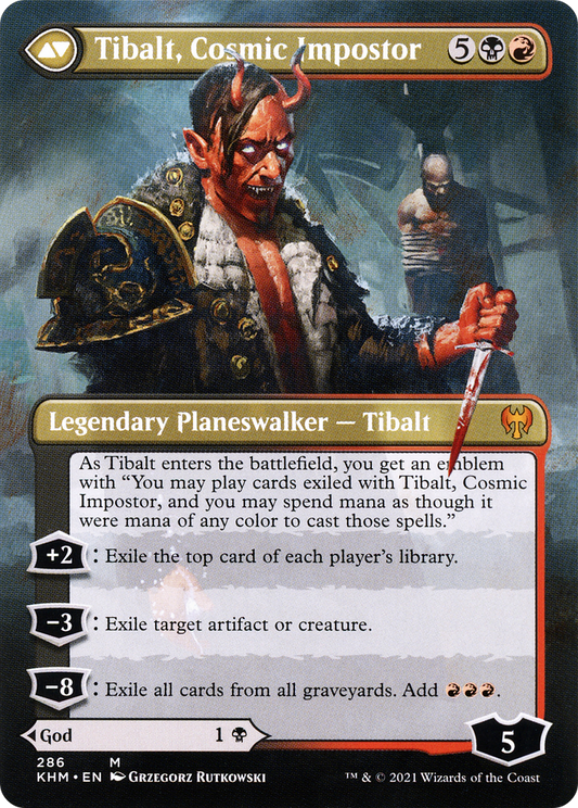 Valki, God of Lies // Tibalt, Cosmic Impostor | Kaldheim #286