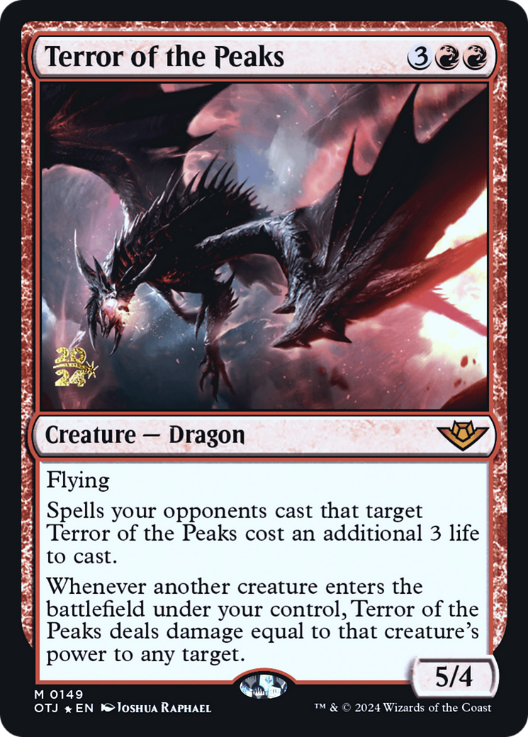 Terror of the Peaks | Outlaws of Thunder Junction Promos #149s [foil]