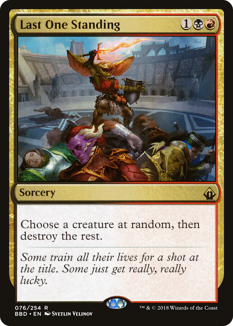 Last One Standing | Battlebond #76 [foil]