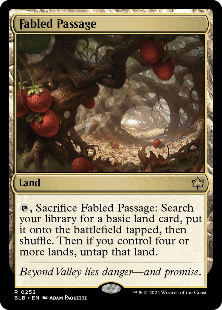 Fabled Passage | Bloomburrow #252 [foil]