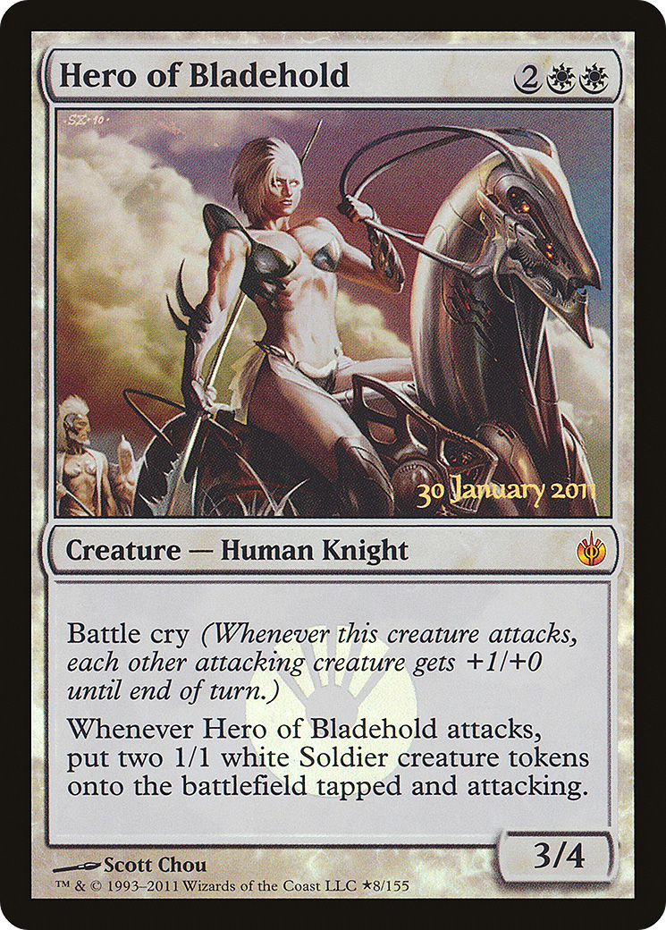 Hero of Bladehold | Mirrodin Besieged Promos #8s [foil]