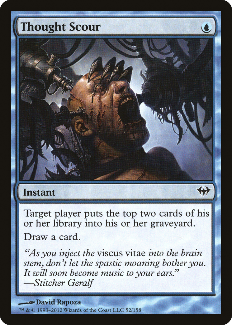 Thought Scour | Dark Ascension #52 [foil]