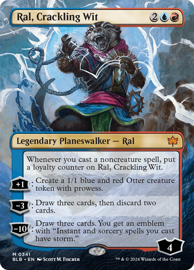 Ral, Crackling Wit | Bloomburrow #341 [foil]