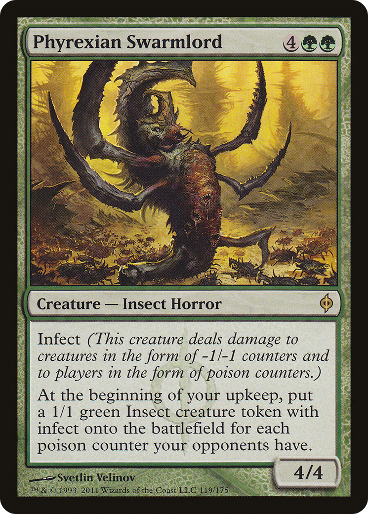 Phyrexian Swarmlord | New Phyrexia #119 [foil]