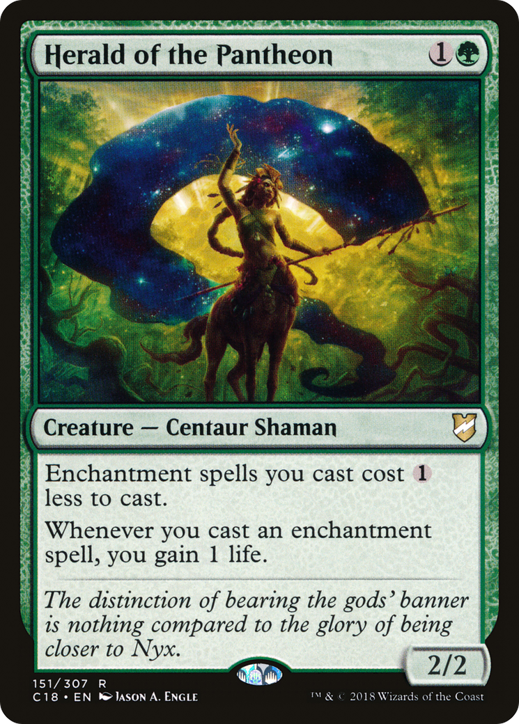 Herald of the Pantheon | Commander 2018 #151