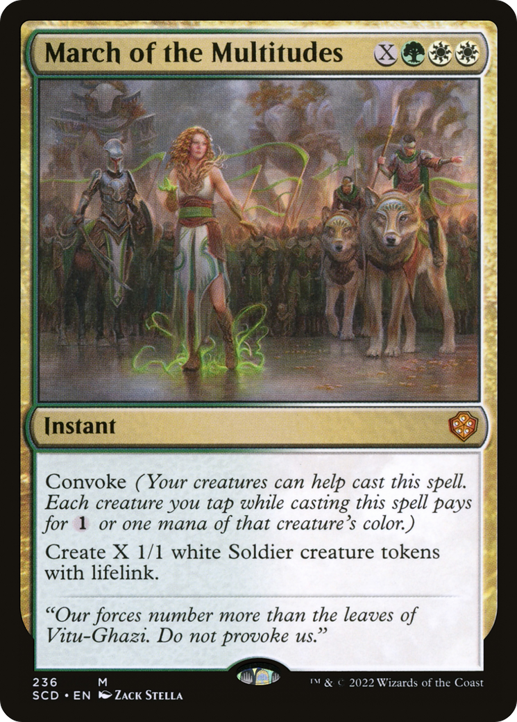 March of the Multitudes | Starter Commander Decks #236
