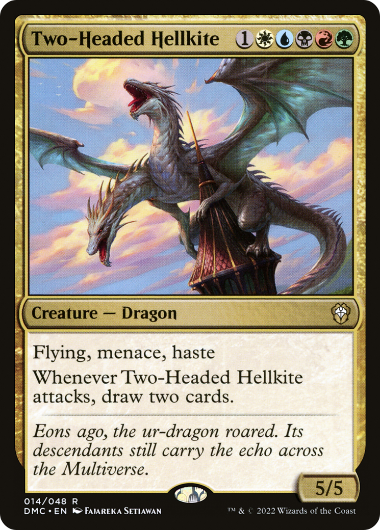 Two-Headed Hellkite | Dominaria United Commander #14