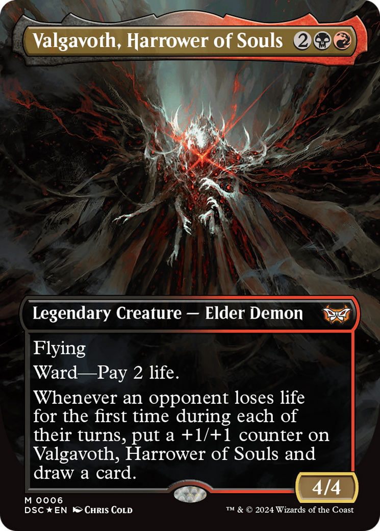 Valgavoth, Harrower of Souls | Duskmourn: House of Horror Commander #6 [foil]