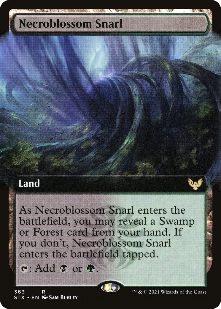 Necroblossom Snarl | Strixhaven: School of Mages #363 [foil]