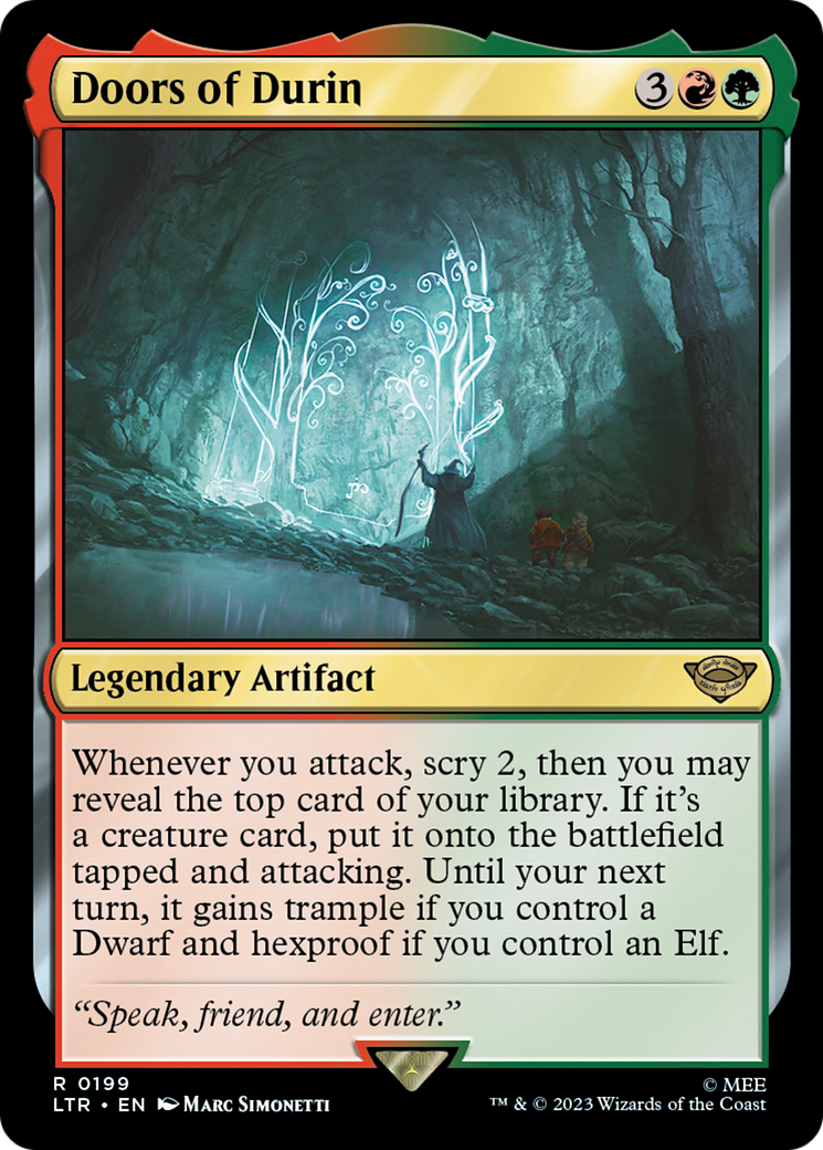 Doors of Durin | The Lord of the Rings: Tales of Middle-earth #199 [foil]