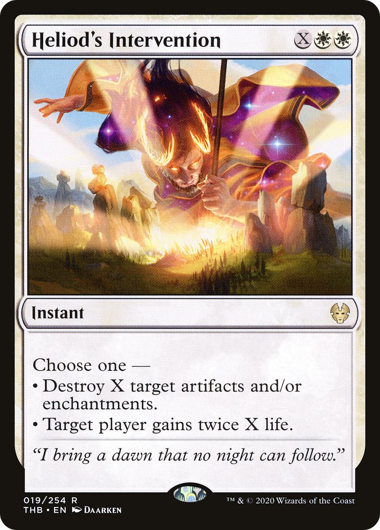 Heliod's Intervention | Theros Beyond Death #19 [foil]
