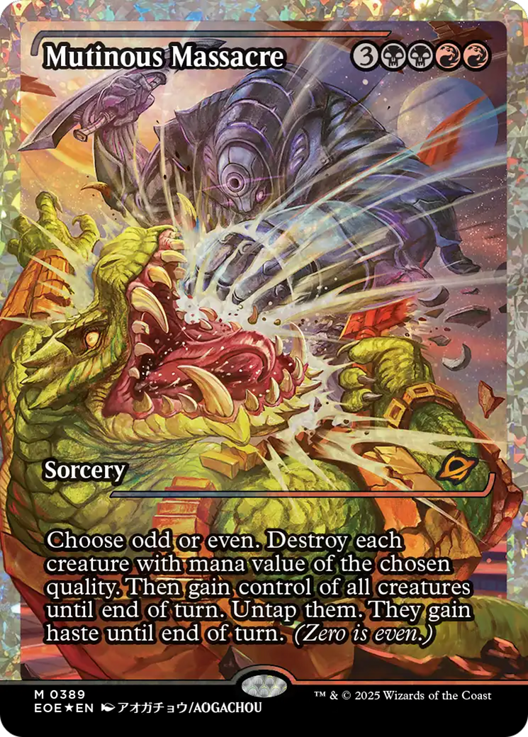 Mutinous Massacre | Edge of Eternities #389 [foil]