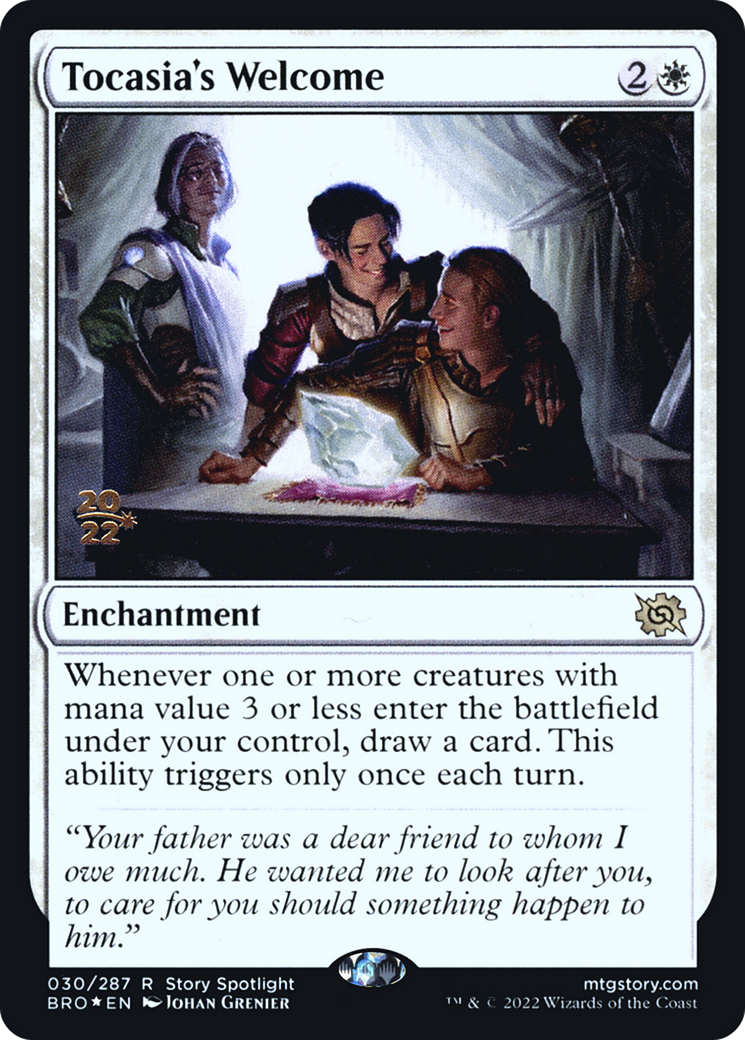 Tocasia's Welcome | The Brothers' War Promos #30s [foil]