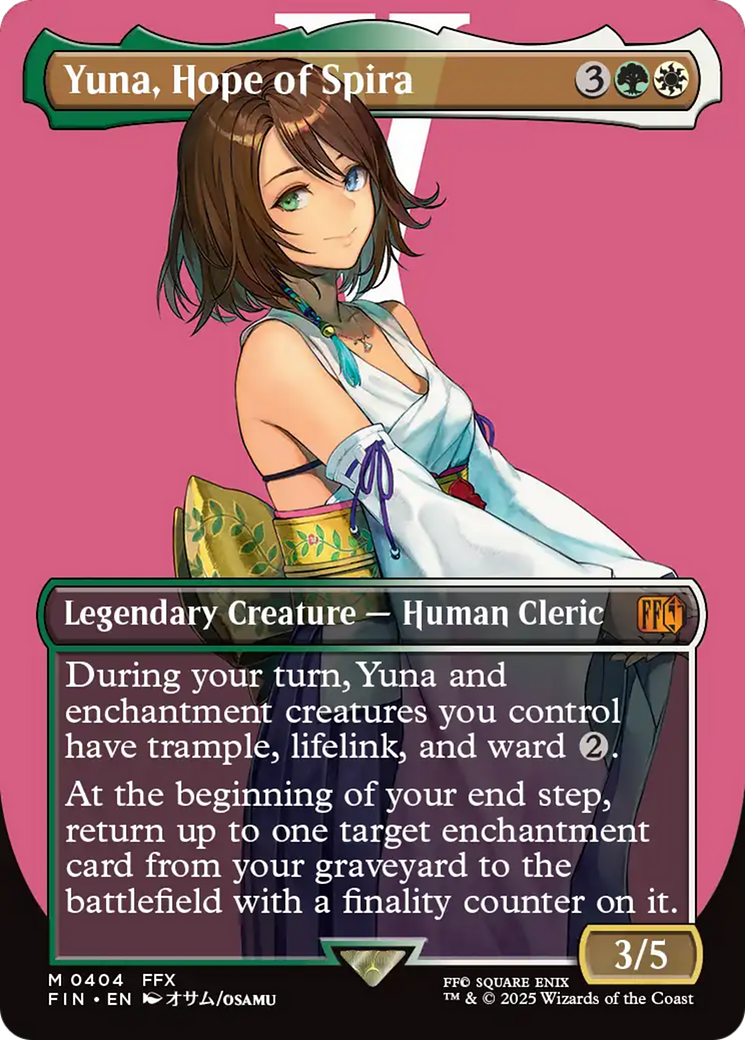 Yuna, Hope of Spira | Final Fantasy #404 [foil]
