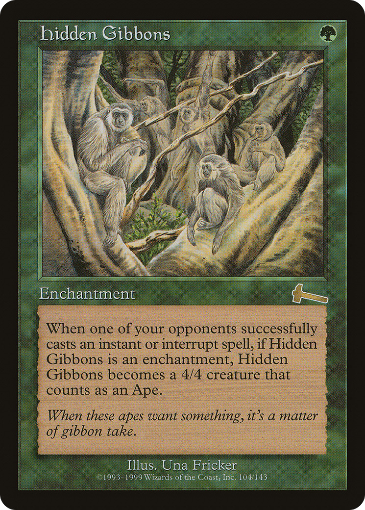 Hidden Gibbons | Urza's Legacy #104 [foil]