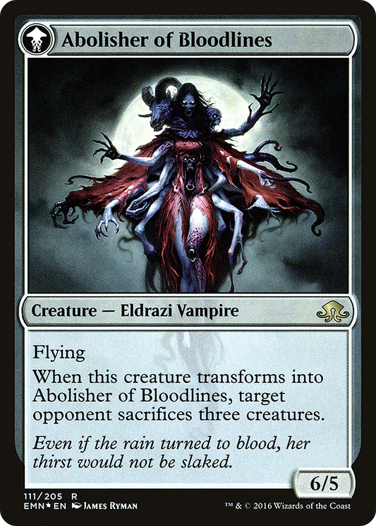 Voldaren Pariah // Abolisher of Bloodlines | Eldritch Moon Promos #111s [foil]