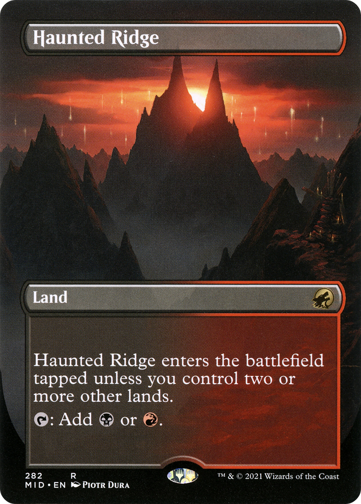 Haunted Ridge | Innistrad: Midnight Hunt #282 [foil]