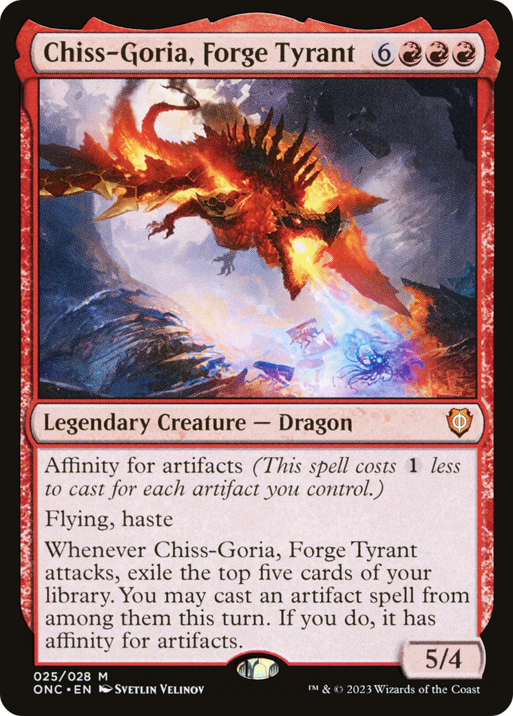 Chiss-Goria, Forge Tyrant | Phyrexia: All Will Be One Commander #25