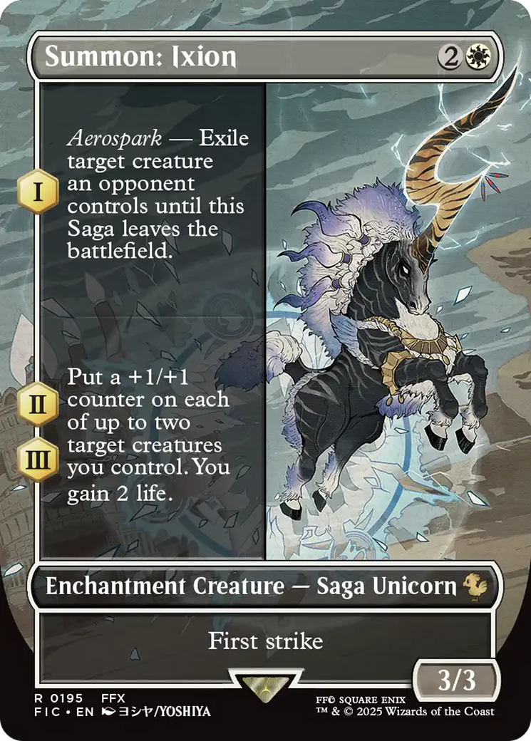 Summon: Ixion | Final Fantasy Commander #195 [foil]