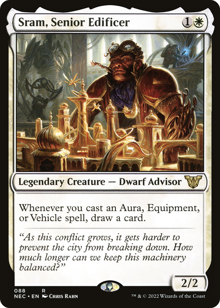 Sram, Senior Edificer | Neon Dynasty Commander #88