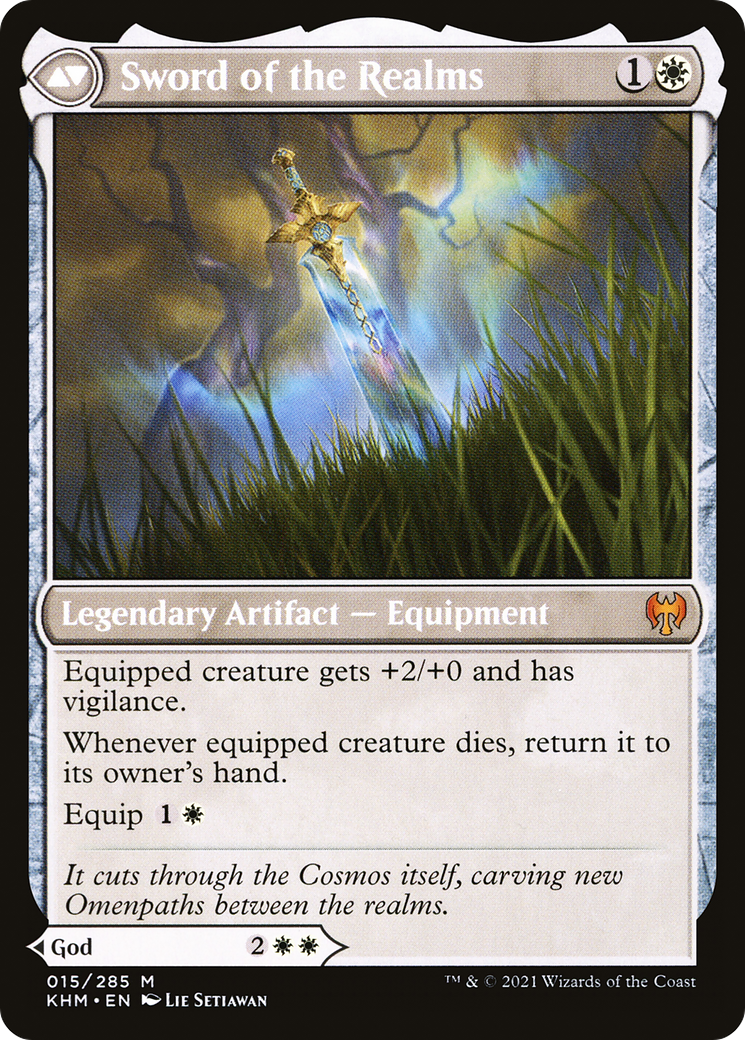 Halvar, God of Battle // Sword of the Realms | Kaldheim #15 [foil]