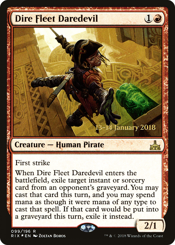 Dire Fleet Daredevil | Rivals of Ixalan Promos #99s [foil]