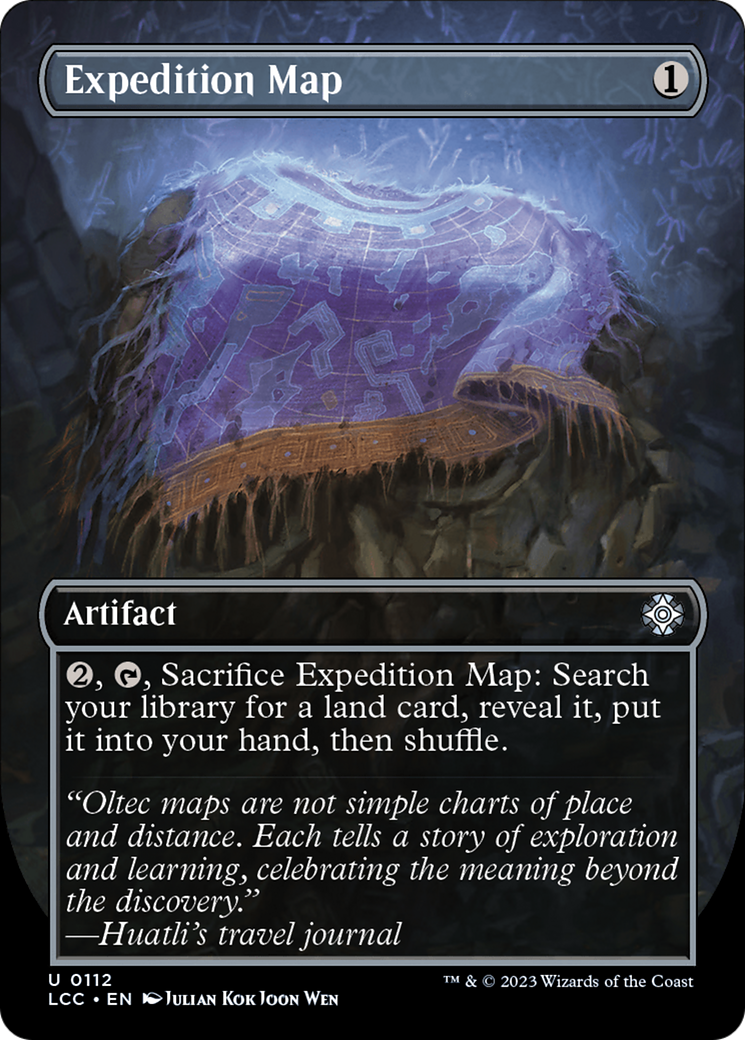 Expedition Map | The Lost Caverns of Ixalan Commander #112